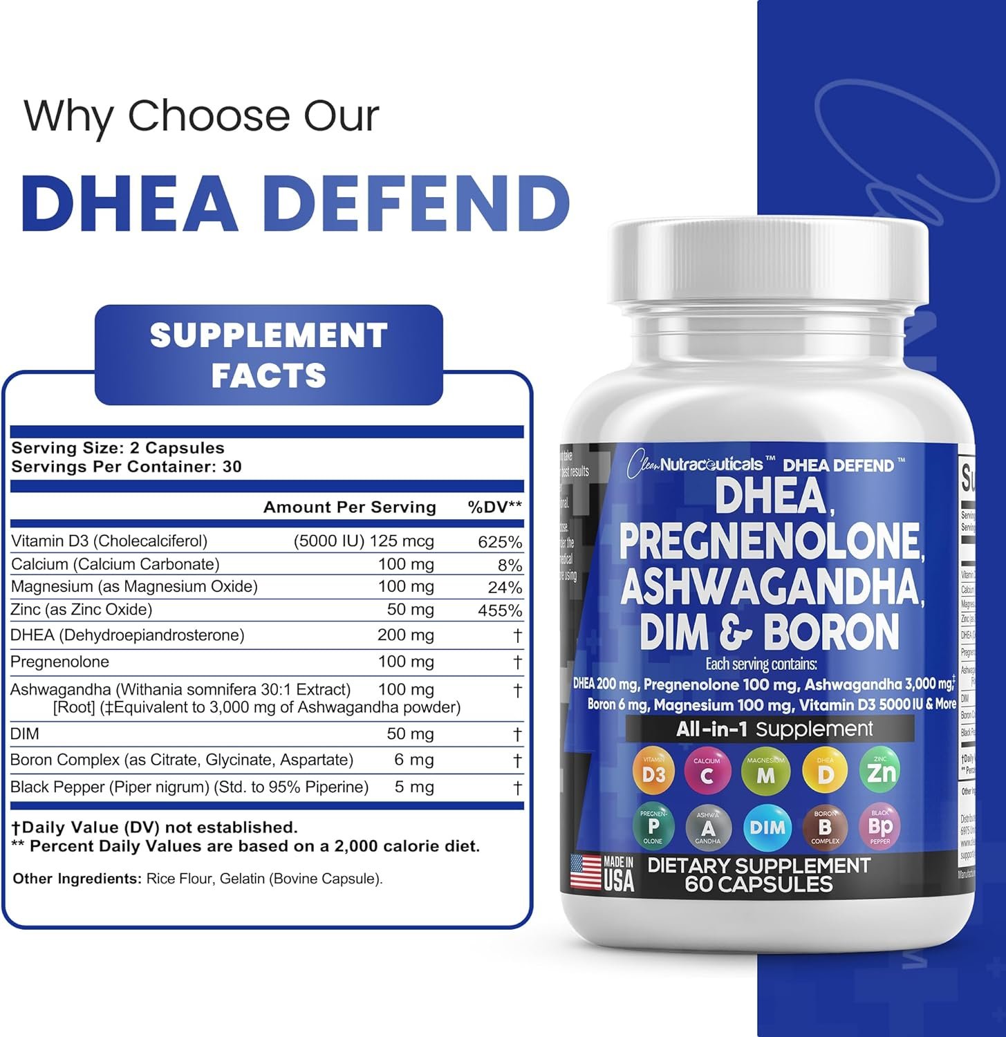 Clean Nutraceuticals DHEA 200mg Supplement Review